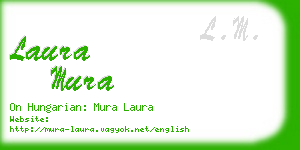 laura mura business card